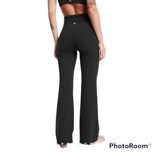 ATHLETA Elation Flare Pant Black Size Small High Waist Yoga Pant